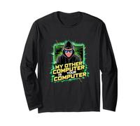 Funny Hacker & Techies Il Mio Altro Computer è Il Tuo Computer Maglia a Manica