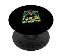 Funny Hacker & Techies Il mio altro computer è il tuo computer PopSockets PopGrip Adesivo