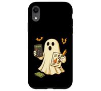 Funny Halloween Accountant Ghost Financial Advisor Custodia per iPhone XR