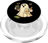 Funny Halloween Accountant Ghost Financial Advisor PopSockets PopGrip per MagSafe