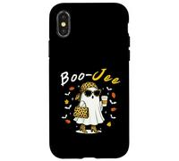 Funny Halloween Boujee Boo-Jee Spooky Season Cute Ghost Custodia per iPhone X/XS