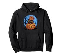 Funny Halloween Capybara Pumpkin Fall Season Felpa con Cappuccio