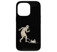 Funny Halloween Cat and Mummy Custodia per iPhone 13 Pro