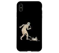 Funny Halloween Cat and Mummy Custodia per iPhone XS Max
