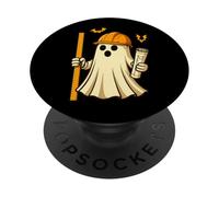 Funny Halloween Civil Engineer Ghost Architect PopSockets PopGrip Adesivo