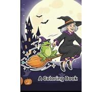 Funny Halloween Coloring Book: Bold and Easy Images for kids and adults presenting 67 designs to color