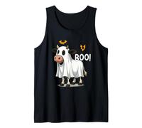 Funny Halloween Cow Ghost Boo Spooky Farmer Canotta