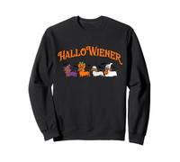 Funny Halloween, Cute Dachshund Dog Costume HalloWiener Felpa
