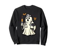 Funny Halloween Doctor Ghost Halloween Hospital Crew Medical Felpa