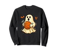 Funny Halloween Ghost Basketball Player Felpa