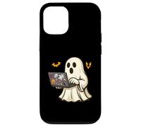Funny Halloween Ghost Developer Designer Web Programmer Code Custodia per iPhone 12/12 Pro