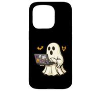 Funny Halloween Ghost Developer Designer Web Programmer Code Custodia per iPhone 15 Pro
