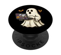 Funny Halloween Ghost Developer Designer Web Programmer Code PopSockets PopGrip Adesivo