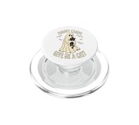 Funny Halloween Ghost Forget Candy Give Me Cat Men Women PopSockets PopGrip per MagSafe