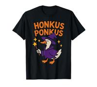 Funny Halloween Goose Meme Honkus Ponkus Witch Magic Costume Maglietta