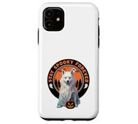 Funny Halloween Husky Stay Spooky Forever Costume Dog Lover Custodia per iPhone 11