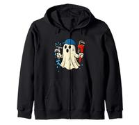 Funny Halloween Plumber Ghost Father Pipe Fitter Husband Felpa con Cappuccio