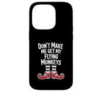 Funny Halloween Witch Don't Make Me Get My Flying Monkeys Custodia per iPhone 14 Pro