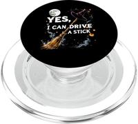 Funny Halloween Witch Yes I Can Drive A Stick PopSockets PopGrip per MagSafe