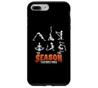 Funny Halloween Yoga Skeleton Tis Season Asana Yogi Namaste Custodia per iPhone 7 Plus/8 Plus