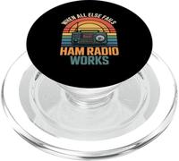 Funny Ham Radio funziona quando tutto il resto fallisce sarcastico PopSockets PopGrip per MagSafe