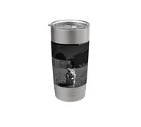 Funny Hamster Flipping Off Middle Finger On Security Camera Bicchiere termico in acciaio inox doppia parete