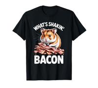 Funny Hamster - What’s Shakin’ Bacon Breakfast Meme Maglietta