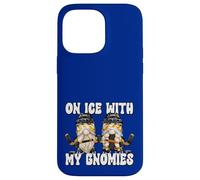 Funny Hanging With My Gnomies On Ice Hockey Gnome Graphic Custodia per iPhone 14 Pro Max