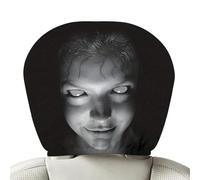 Funny Headrest Covers - Polyester , Elastic Car Seat Protector Covers, Vehicle Interior Decor | Stretchy Headrest Sleeve, Washable Car Accessory For Sedan SUV RV Ride Sharing Holiday Party Themed Use