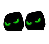 Funny Headrest Protector Covers - Big Eyes Breathable Decoration Sheilds, Elastic Vehicle Seat Dust Accessories, Interior Styling Kit | Men Women SUV Cabin Enhancement, Automotive Travel Decoration