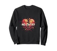 Funny Heart Memes No Entry To My Heart È Chiuso Oggi Felpa