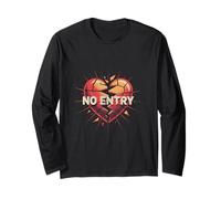 Funny Heart Memes No Entry To My Heart È Chiuso Oggi Maglia a Manica