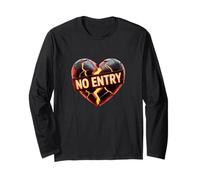 Funny Heart Memes No Entry To My Heart È Chiuso Oggi Maglia a Manica