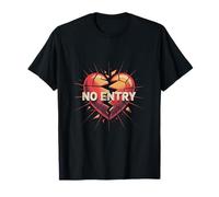 Funny Heart Memes No Entry To My Heart È Chiuso Oggi Maglietta