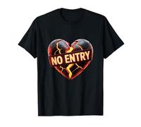 Funny Heart Memes No Entry To My Heart È Chiuso Oggi Maglietta