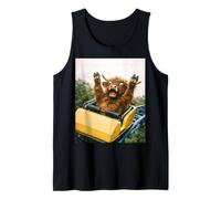 Funny Highland Cow Roller Coaster Meme Silly Graphic Canotta