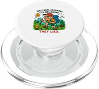 Funny Hiking -They said, go hiking, it relaxing. They canzone PopSockets PopGrip per MagSafe