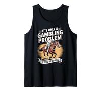 Funny Horse Racing Gambling Joke for Betting Fans Design Canotta