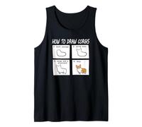 Funny How To Draw Pembroke Welsh Corgi Dog Lover Canotta