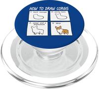 Funny How To Draw Pembroke Welsh Corgi Dog Lover PopSockets PopGrip per MagSafe