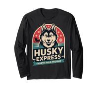 Funny Husky Sled Team - Mushers & Husky Lovers Maglia a Manica