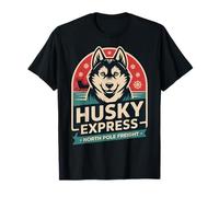 Funny Husky Sled Team - Mushers & Husky Lovers Maglietta