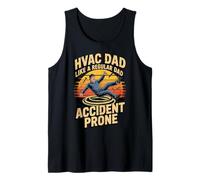Funny HVAC Dad Like a Regular Dad Accident Prone Canotta