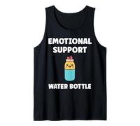 Funny Hydration Quote Emotional Support Water Bottle Canotta