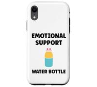 Funny Hydration Quote Emotional Support Water Bottle Custodia per iPhone XR