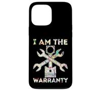 Funny I Am The Warranty Car Lover Mechanic Humor Custodia per iPhone 13 Pro Max