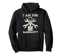 Funny I Am The Warranty Car Lover Mechanic Humor Felpa con Cappuccio