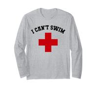 Funny I CAN SWIM Sisters Cruise Lifeguards Swim Camp Maglia a Manica