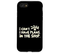 Funny I Cant I Have Plans In The Shop Handy Man Custodia per iPhone SE (2020) / 7 / 8