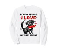 Funny I Chew Things I Love Dog Felpa